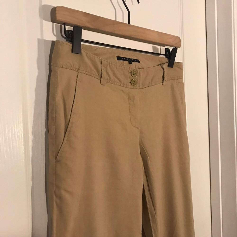Theory Linen Blend Pants - Picture 4 of 8